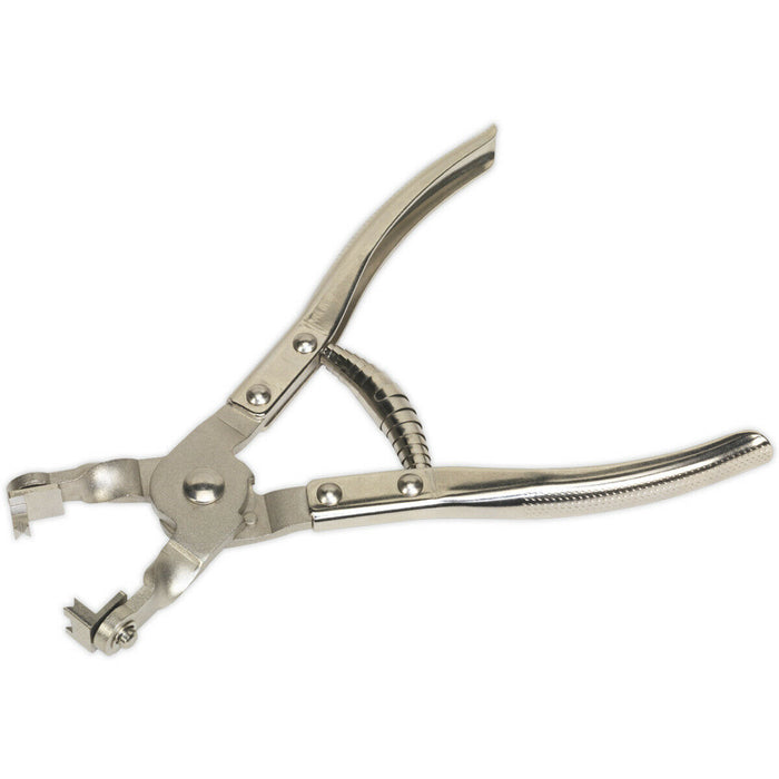 Fuel Line Pliers - Rotating Spring Loaded Jaws - Suitable for VAG Group Vehicles Loops