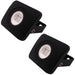 PREMIUM 2x Slim Outdoor 10W LED Floodlight Bright Security IP65 Waterproof Light Loops