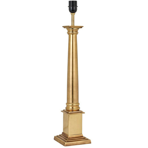Luxury Traditional Table Lamp Light Solid Brass BASE ONLY 630mm Tall Bulb Holder Loops