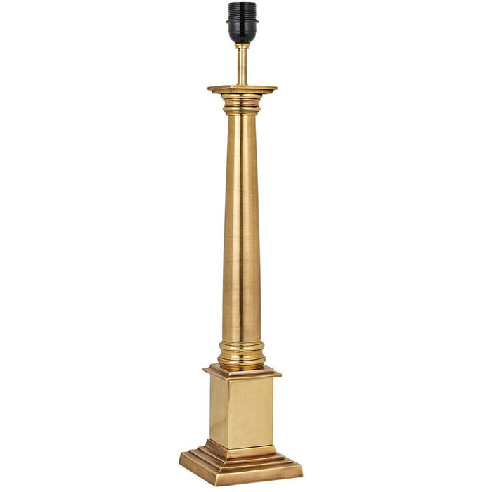 Luxury Traditional Table Lamp Light Solid Brass BASE ONLY 630mm Tall Bulb Holder Loops