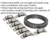 Self Build Hose Clip Set - Cut to Size - 12.7mm Band Width - 8 Worm Drive Clips Loops