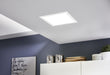 Flush Ceiling Panel Light White Sqaure Tile 16W Built in LED 4000K Loops