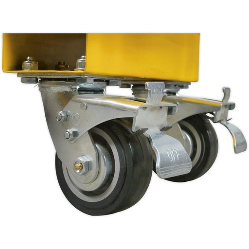 Castor Wheel Kit - Suitable For ys09538 & ys09683 Heavy Duty Steel Truck Box Loops