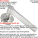 Door Handle & Latch Pack Satin Nickel Straight Flat Lever Screwless Round Rose Loops
