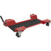 Motorcycle Centre Stand Moving Dolly - 220kg Weight Limit - Anti-Slip Rubber Pad Loops