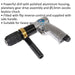 Reversible Air Drill - 13mm Chuck - 1/4" BSP Inlet - 700 RPM - Reverse Action Loops