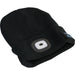 Beanie Hat with Integrated Spotlight - 4 SMD LED - Built In Wireless Headphones Loops