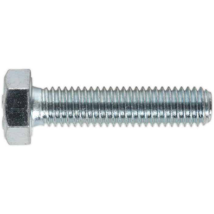 50 PACK HT Setscrew - M8 x 35mm - Grade 8.8 Zinc - Fully Threaded - DIN 933 Loops