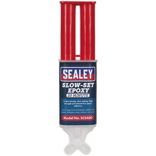 25ml Slow Setting Epoxy Adhesive - 20 Minute Set Time - Solvent Free Gap Filler Loops