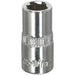 7mm Forged Steel Drive Socket - 1/4" Square Drive - Polished Chrome Vanadium Loops