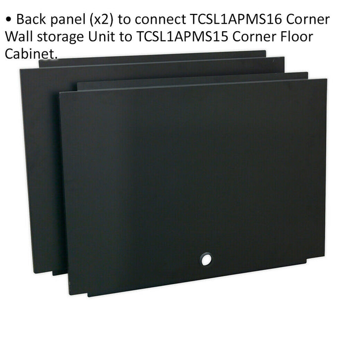 930mm Back Panel Assembly for ys02616 Modular Corner Wall Storage Unit Loops
