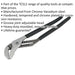 400mm Water Pump Pliers - Groove Joint Adjustable Head - Moulded Handles Loops