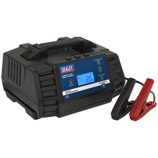 12A Compact Auto Smart Charger - Dual Voltage - 12 / 24 Volt - 230V Power Supply Loops