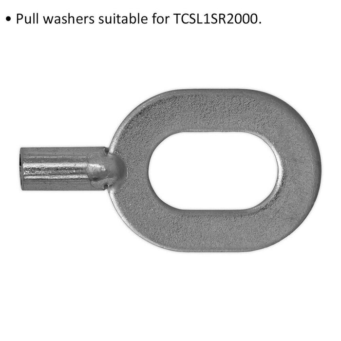 10 PACK - 20mm x 35mm x 5mm Stud Welder Pull Washers - Dent Pulling Hook Loops Loops