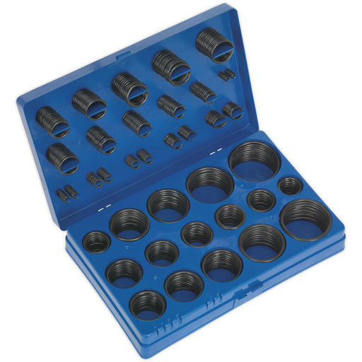 407 Piece Rubber O-Ring Assortment - Imperial Sizing - Nitrile Rubber - 32 Sizes Loops