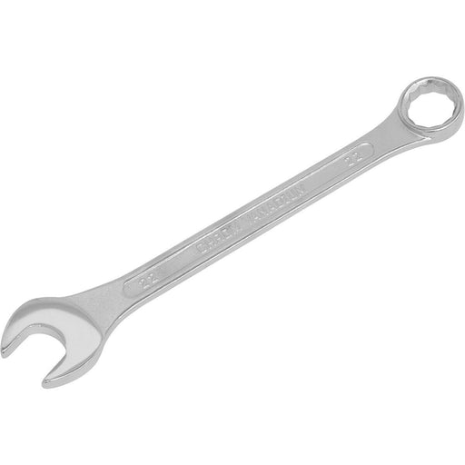 22mm Combination Spanner - Fully Polished Heads - Chrome Vanadium Steel Loops