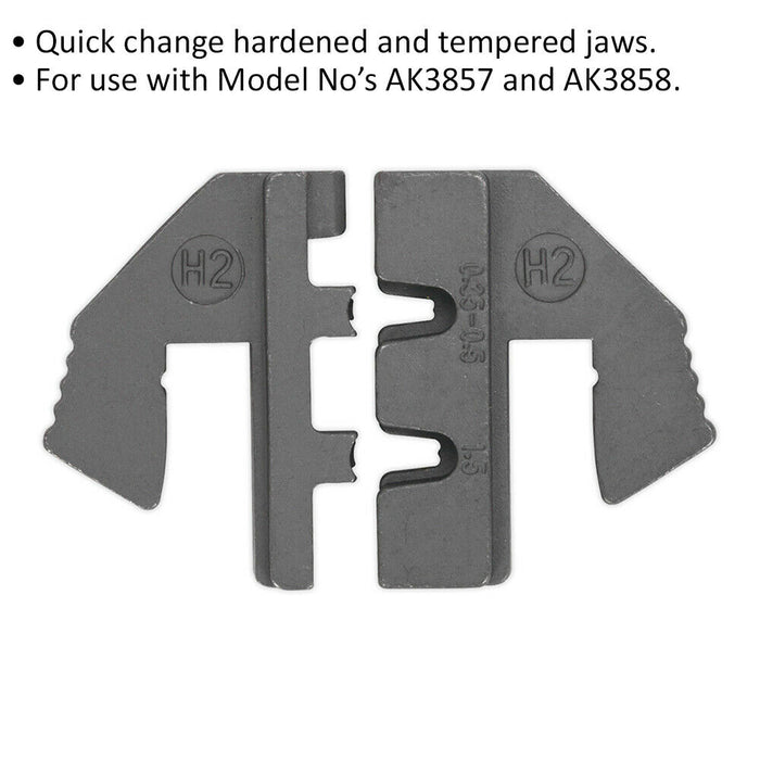 Superseal 1.5 Jaws - 0.35 to 0.5mm² & 1.5mm² Terminals - For ys00906 & ys00907 Loops