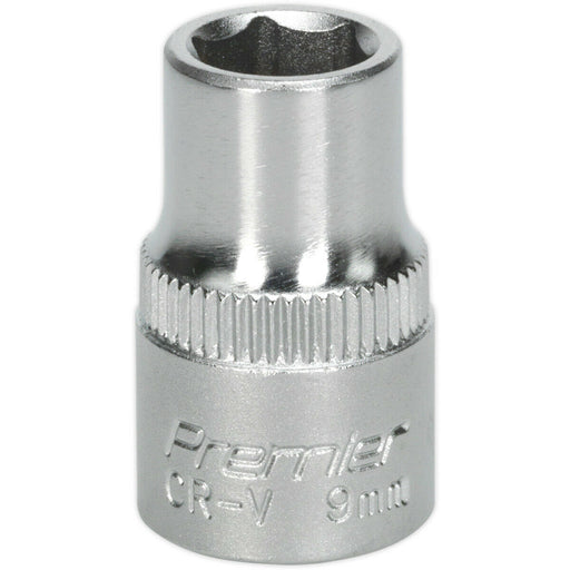 9mm Forged Steel Drive Socket - 3/8" Square Drive - Chrome Vanadium Socket Loops
