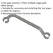 17mm Fuel Pipe Wrench - Multiple Angle - Offset Design - Suits VAG Vehicles Loops