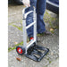 Lightweight Aluminium Folding Sack Truck - 90kg Weight Limit - Telescopic Handle Loops