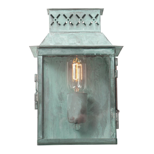 Outdoor IP44 Wall Light Sconce Verdigris LED E27 100W Bulb External d01874 Loops