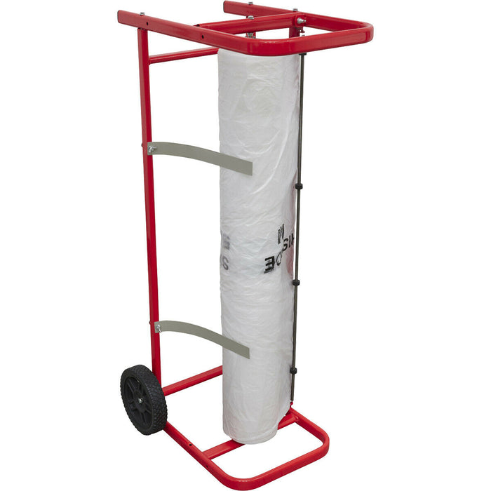 Polymask & Masking Paper Dispenser - Holds 1 x 900mm Roll - 20kg Weight Limit Loops