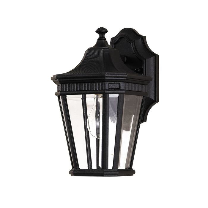 Outdoor IP44 Wall Light Sconce Black LED E27 100W Bulb External d00673 Loops