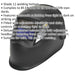 Auto Darkening Welding Helmet - MIG TIG & Arc Welding - Shade 11 Helmet Loops