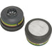 2 PACK ABEK1 P2R Filter Cartridge - Suitable for ys00292 Half Mask Respirator Loops