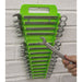 15 Spanner GREEN TPR Sharks Teeth Tool Rack - Drawer & Wall Mount Management Loops