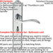 Door Handle & Bathroom Lock Pack Chrome Tall Victorian Thumb Turn Backplate Loops
