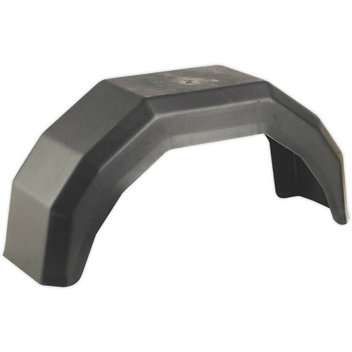 Moulded Plastic Trailer Mudguard - 760 x 220mm - Suitable for 330mm Wheels Loops