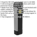 Aluminium Pocket Light - 3W COB with 1 x SMD LED & 2 x UV SMD - Rechargeable Loops
