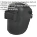Welding Head Shield - Adjustable Headband - Shade 10 - Front Flip Up Lens Loops