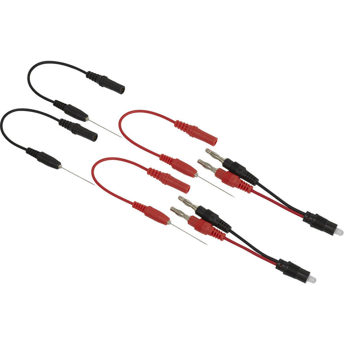 6 Piece Noid Light Test Lead Set - Automotive Diagnostic Testing - LED Lights Loops