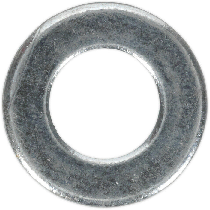 100 PACK Form A Flat Zinc Washer - M10 x 21mm - DIN 125 - Metric - Metal Spacer Loops