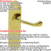 Door Handle & Latch Pack Brass Victorian Upturn Lever Turn Rounded Backplate Loops