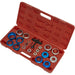 20pc Oil Seal Removal & Installation Kit - 8mm to 20mm Adapters - Pulley Flange Loops