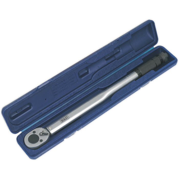 Calibrated Micrometer Torque Wrench - 1/2" Sq Drive - Flip Reverse Ratchet Loops