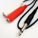 0.5m 6.35mm Mono Male Jack to 2x ¼" Female Cable Twin Microphone Splitter Lead Loops