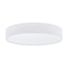 Flush Ceiling Light Colour White Shade White Fabric Plastic Bulb LED 40W Loops