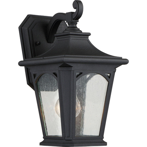 Outdoor IP44 Wall Light Sconce Mystic Black LED E27 60W Bulb External d02153 Loops