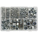 255 Pc Nylon Locknut Assortment - M4 to M16 - Partitioned Storage Box - DIN 985 Loops