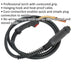 MB36 MIG Torch with Euro Connector - 4m Heat Proof Cable - Contoured Grip Loops