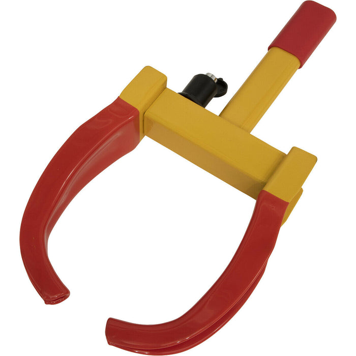 Claw Car Wheel Clamp - Ratchet Action - 180mm to 270mm - Fully Lockable Loops