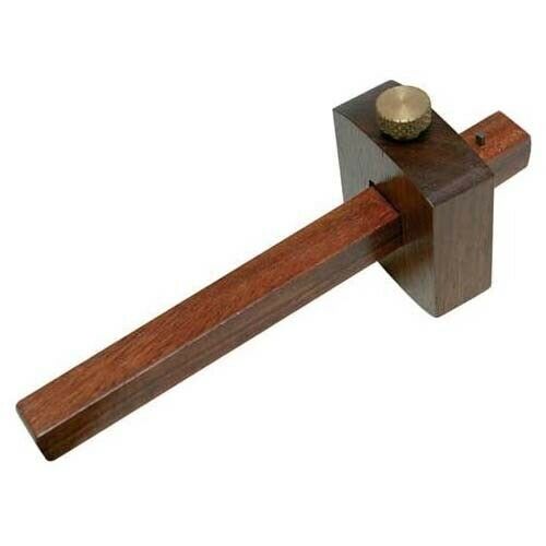 130mm Mini Marking Gauge - Woodworking Joinery Carpentry - Knurled Brass Screw Loops