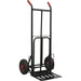 300kg Heavy Duty Folding Sack Truck & SOLID PU Tyres - Extra Deep Box Shelf Loops