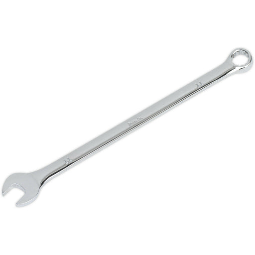 11mm x 207mm Extra Long Combination Spanner -  Chrome Vanadium Steel Nut Wrench Loops