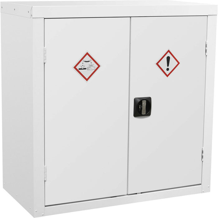 Acid & Alkali Substance Cabinet - 900 x 460 x 900mm - 2 Door - 2-Point Key Lock Loops