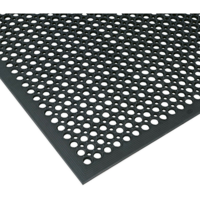 1500 x 900mm Anti Fatigue Workshop Mat - Hard Wearing Anti Slip Floor Cover Loops